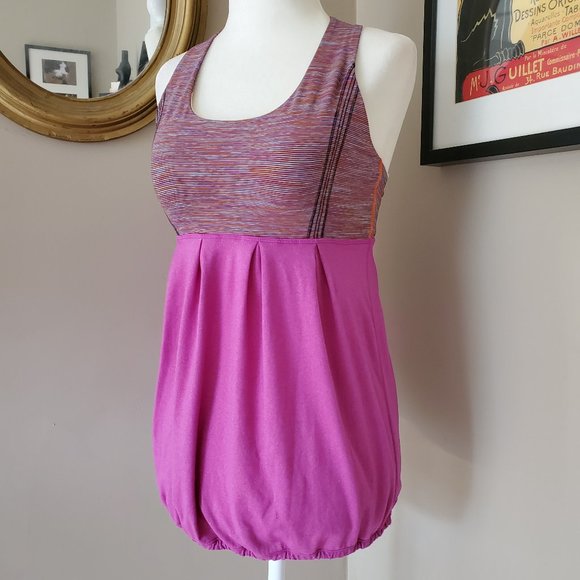 Lululemon Power Dance Striped Tank Top Size 4 EUC - Picture 4 of 16